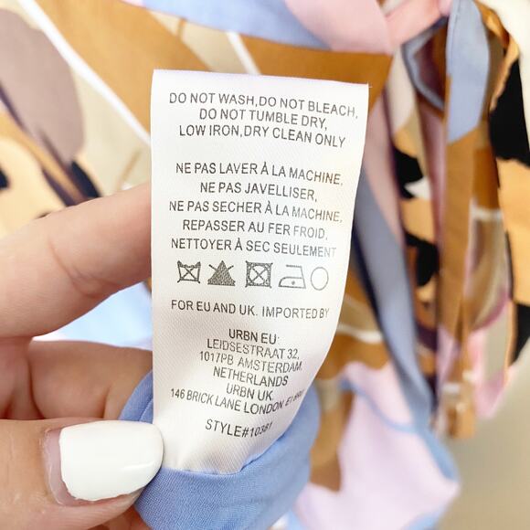 Anthropologie Hutch Bloom Strappy Wrap Maxi Dress Small Petite NWT $248 - Picture 9 of 9